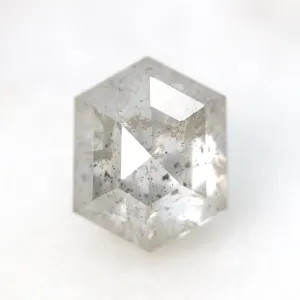 2.01 Carat Light Gray Hexagon Salt and Pepper Diamond for Custom Work - Inventory Code SGH201