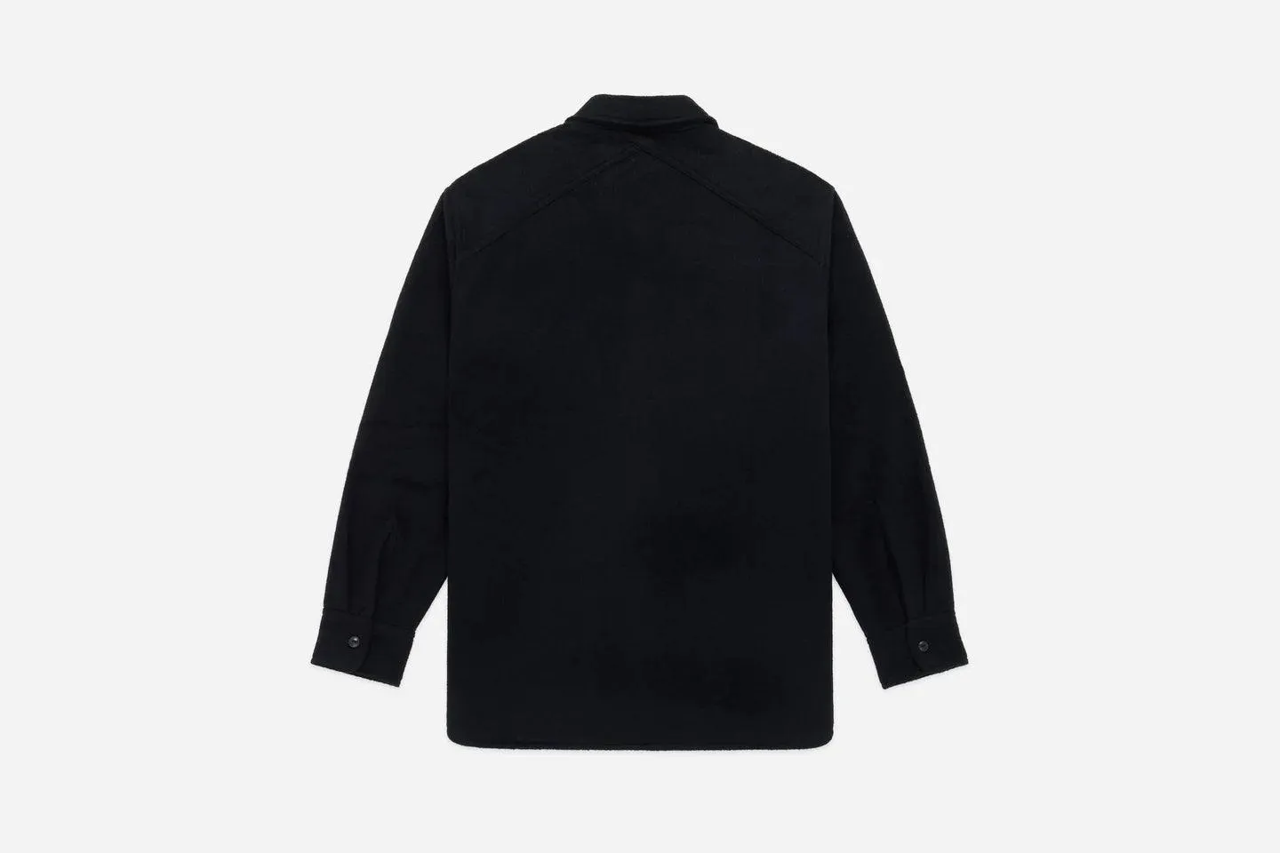 3sixteen USN Overshirt - Black Wool/Angora