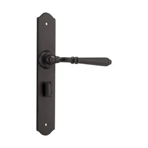 9620P Door Lever Reims Privacy Pair Matte Black H240xW40xP70mm