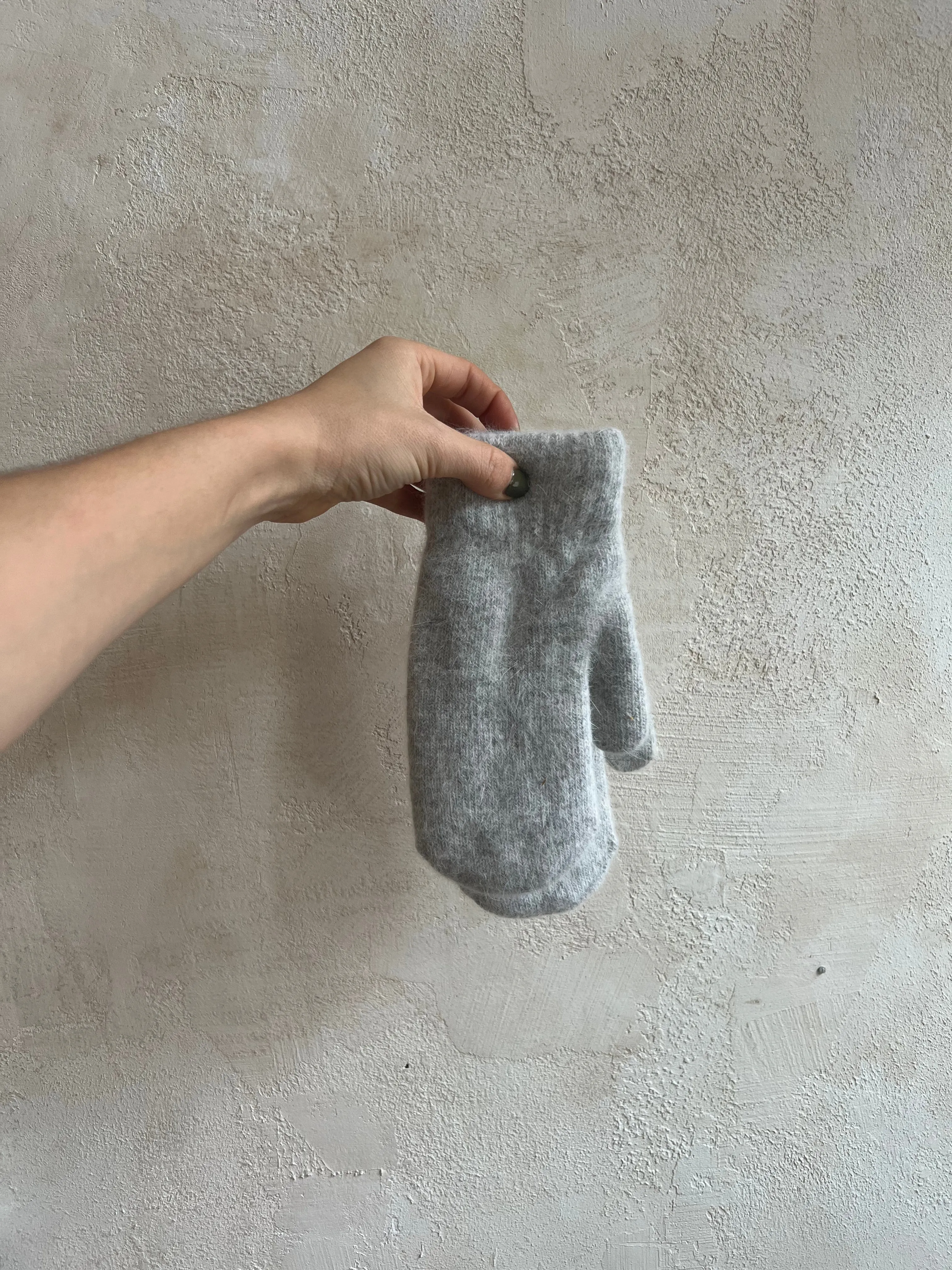 Angora Wool Mittens by Billy Bamboo