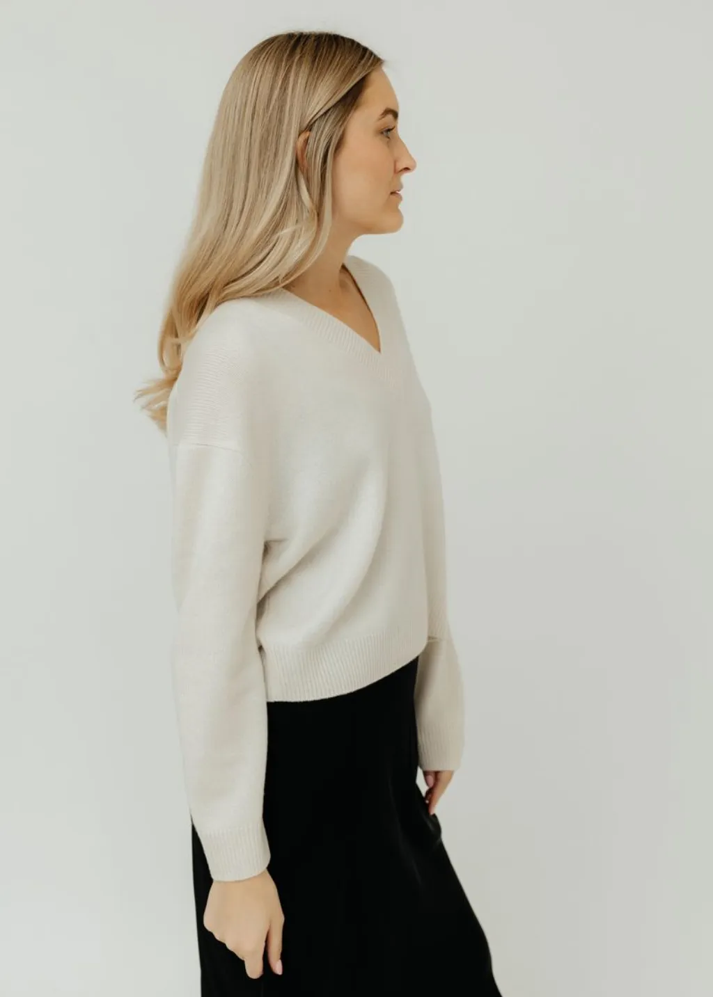 Anine Bing Lee Sweater in Cream