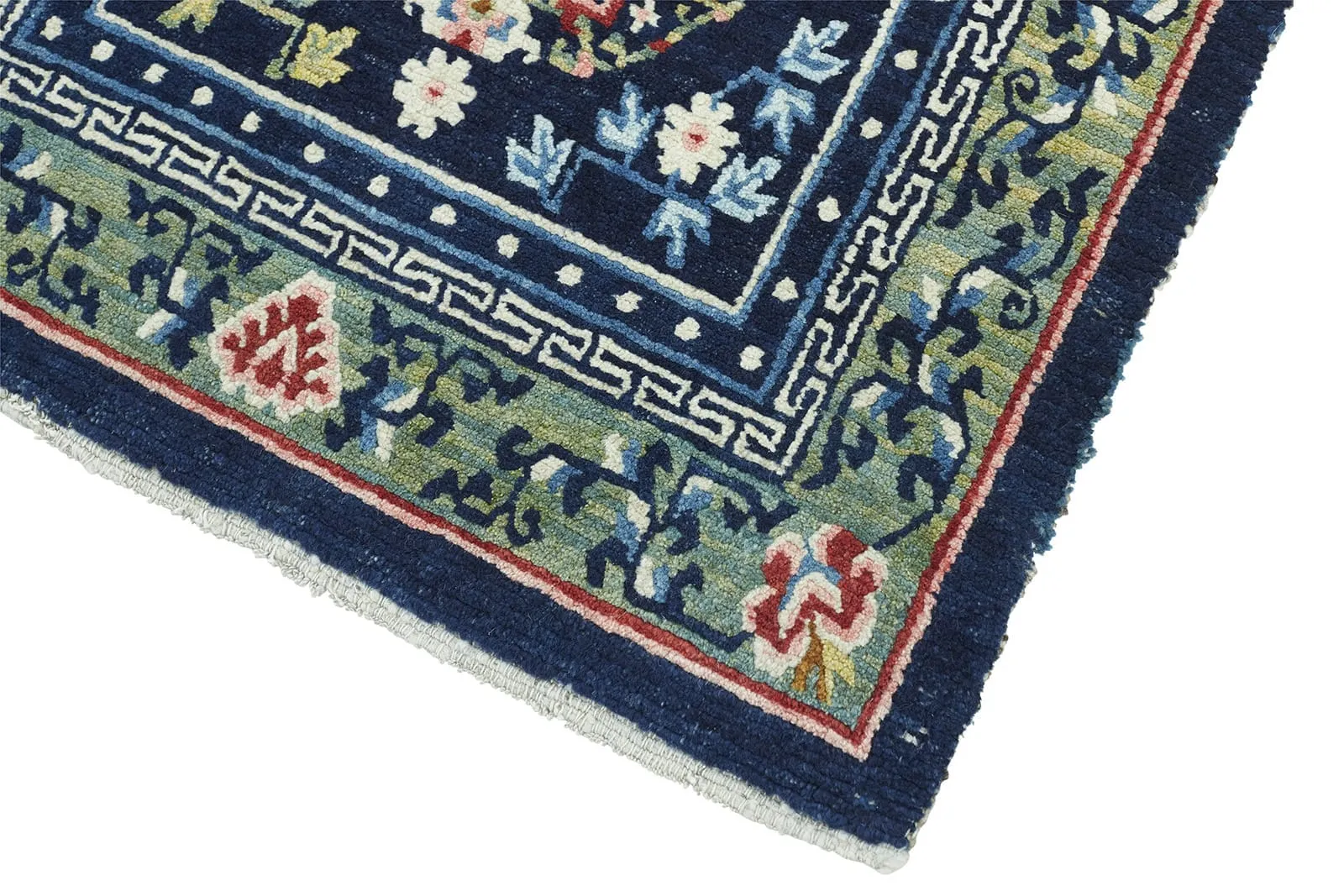 ANTIQUE TIBETAN KHADEN 2' 3" x 4' 2" Late 19th C