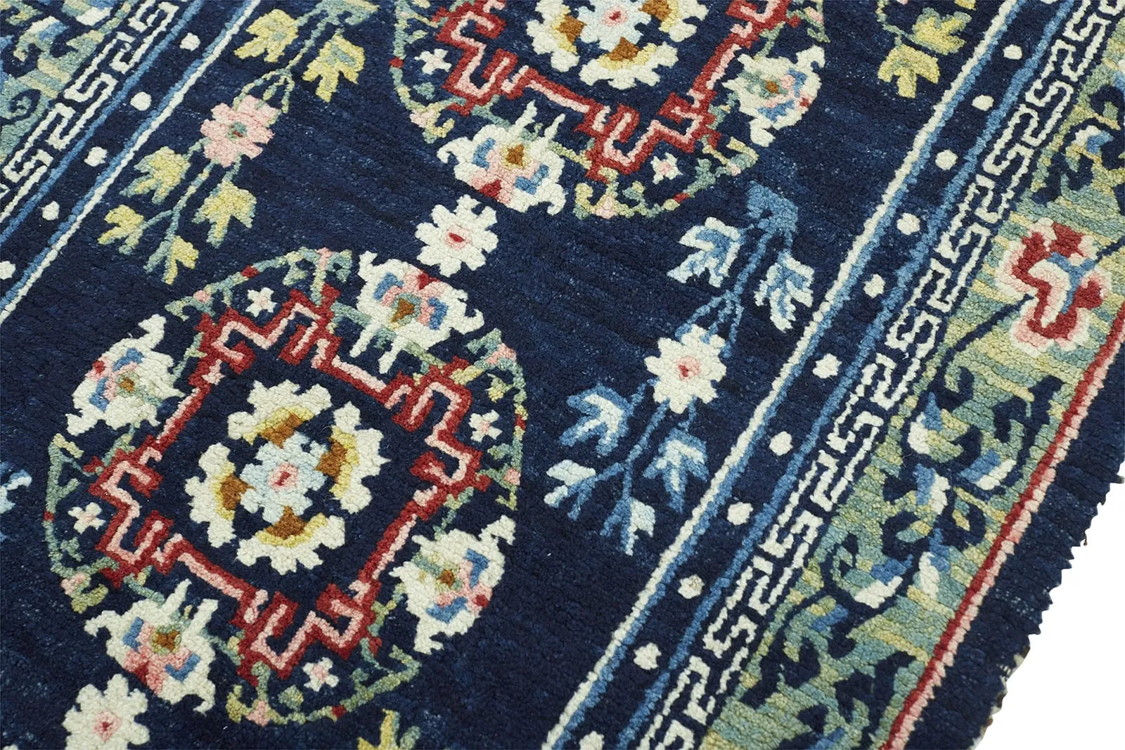 ANTIQUE TIBETAN KHADEN 2' 3" x 4' 2" Late 19th C
