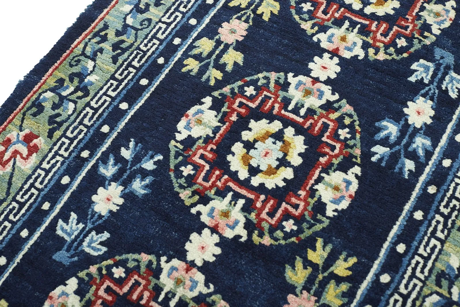ANTIQUE TIBETAN KHADEN 2' 3" x 4' 2" Late 19th C
