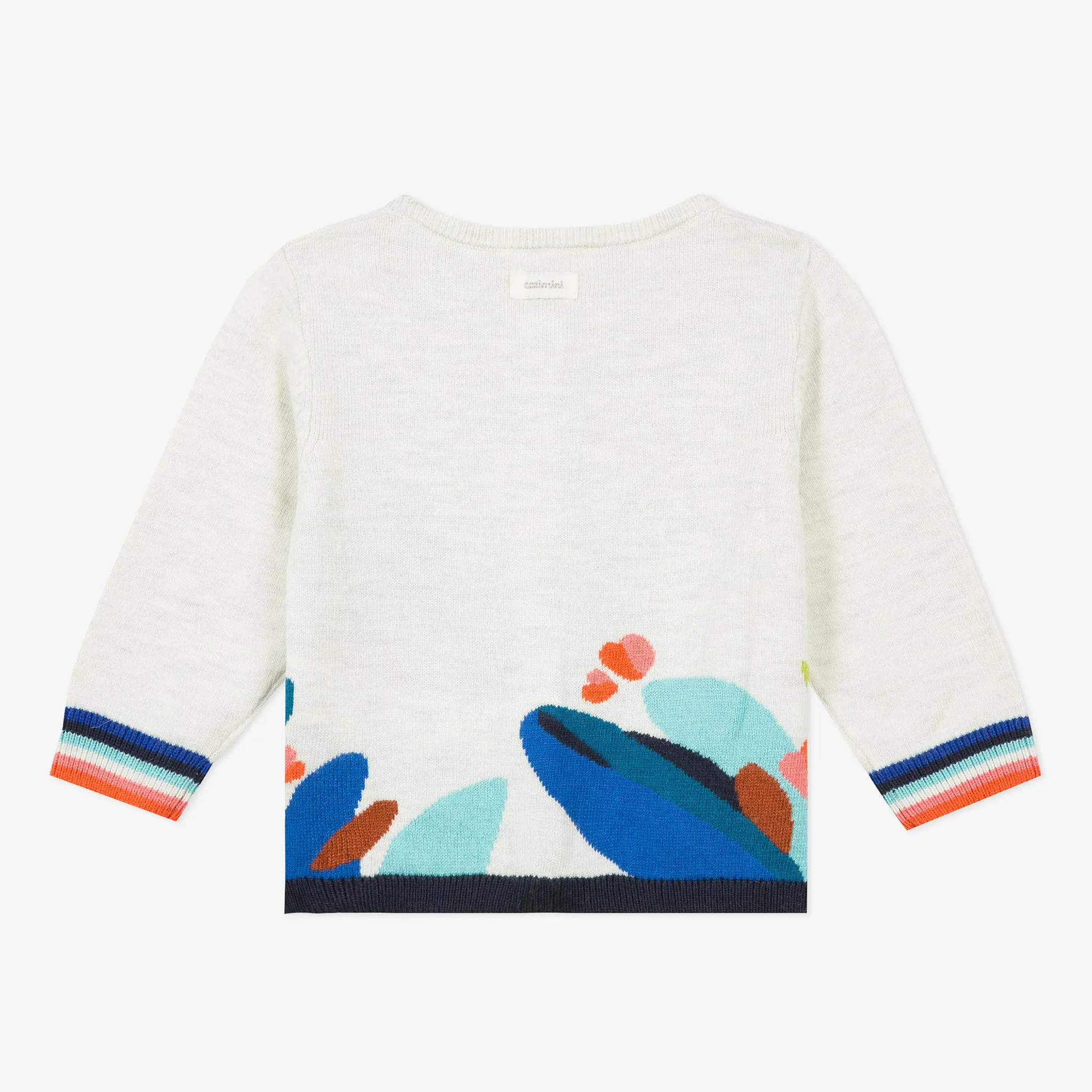 Baby girl jacquard cardigan