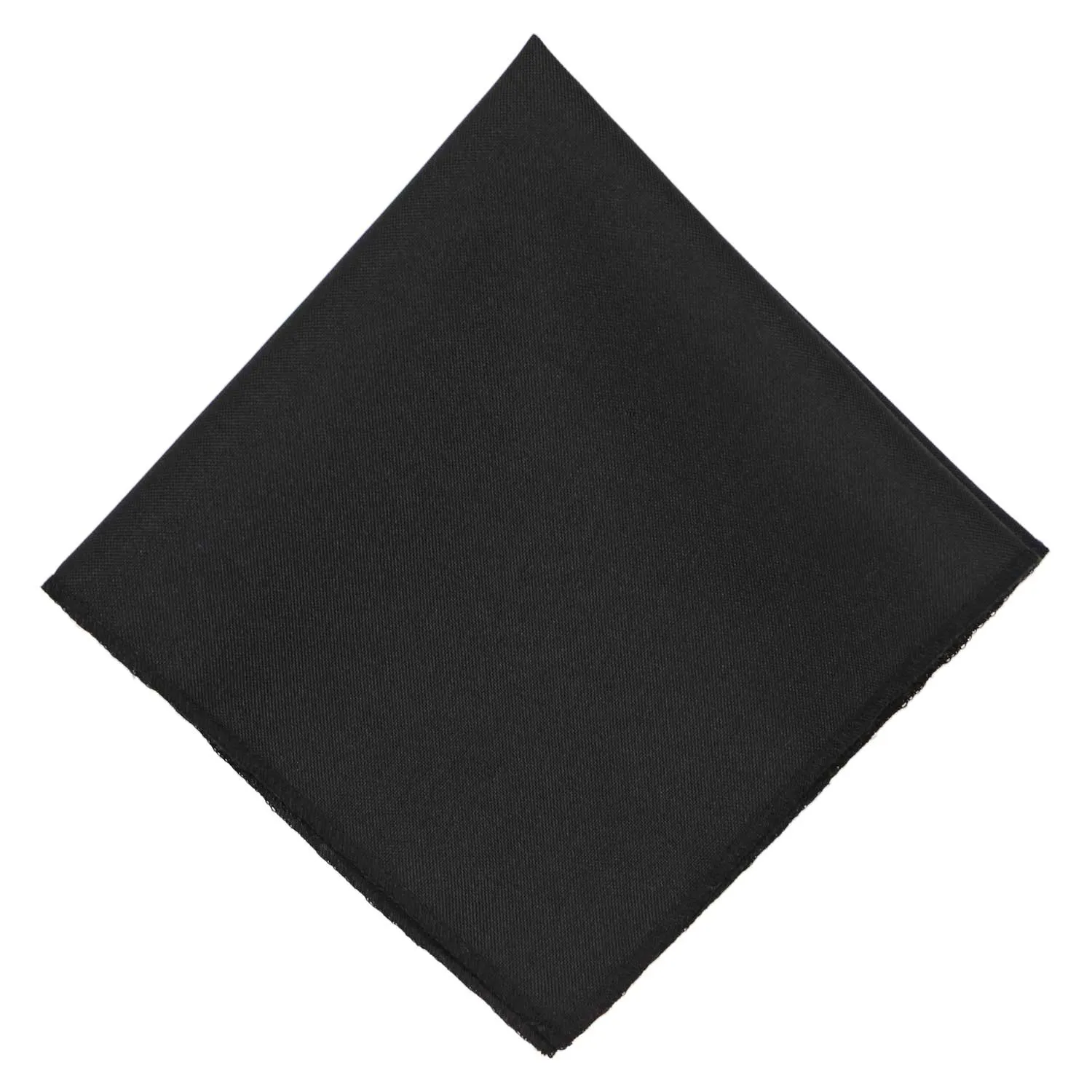 Black Matte Finish Pocket Square