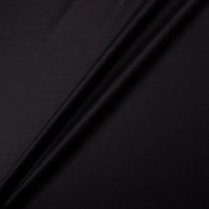 Black Pure Wool Jacquard Suiting