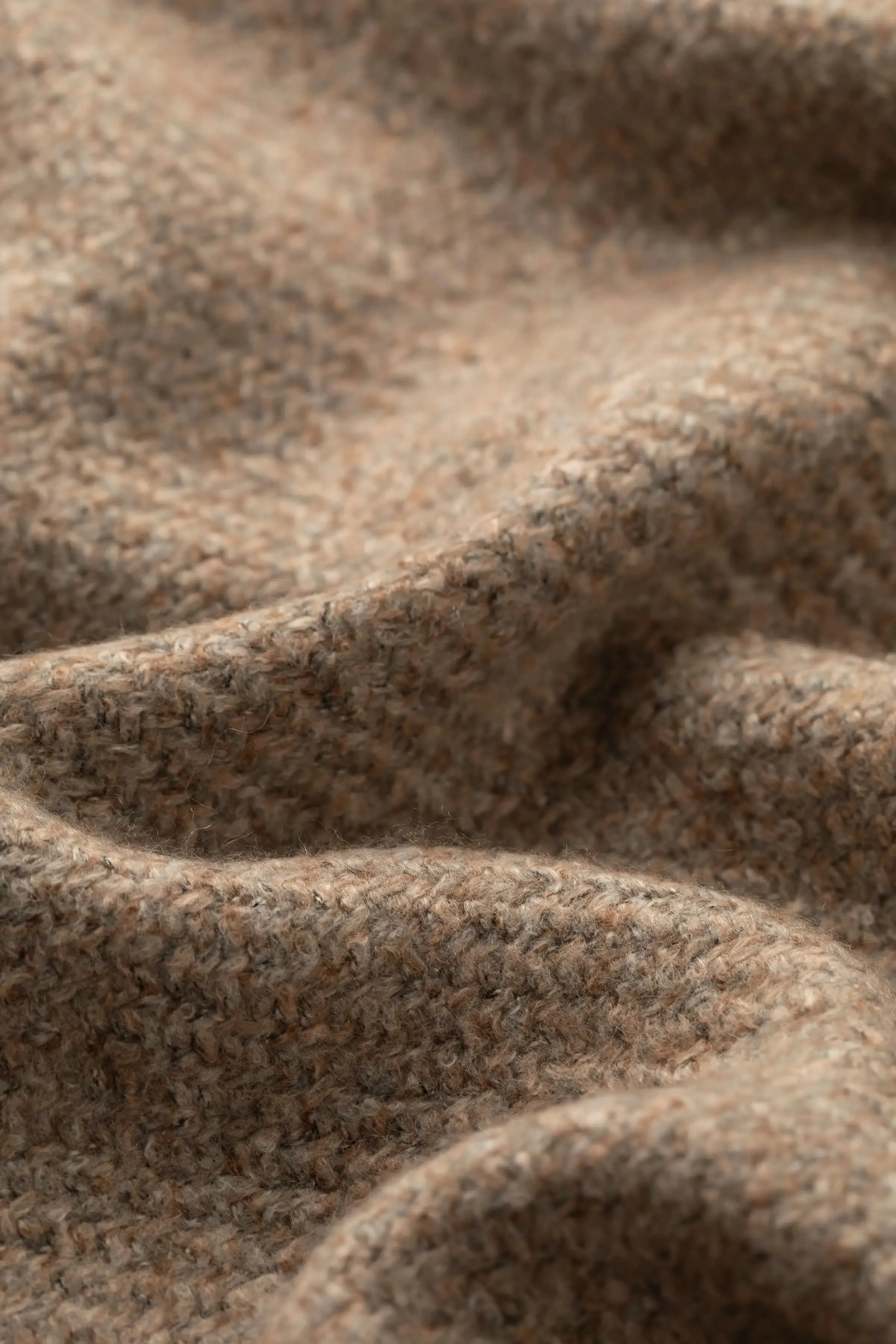 Brushed Bouclé Cashmere Silk Throw
