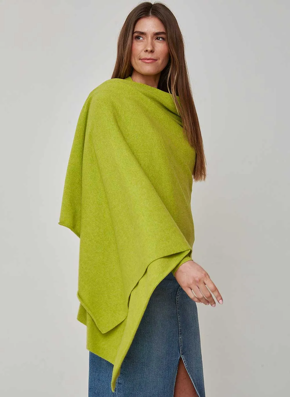 Cashmere Travel Wrap - Peridot