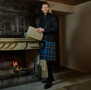 Clunie Tweed Jacket & Waistcoat - Black