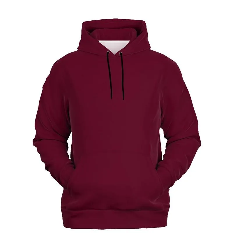 Dark Pink Hoodie | Unisex | with PLUS sizes | C0M100Y25K80