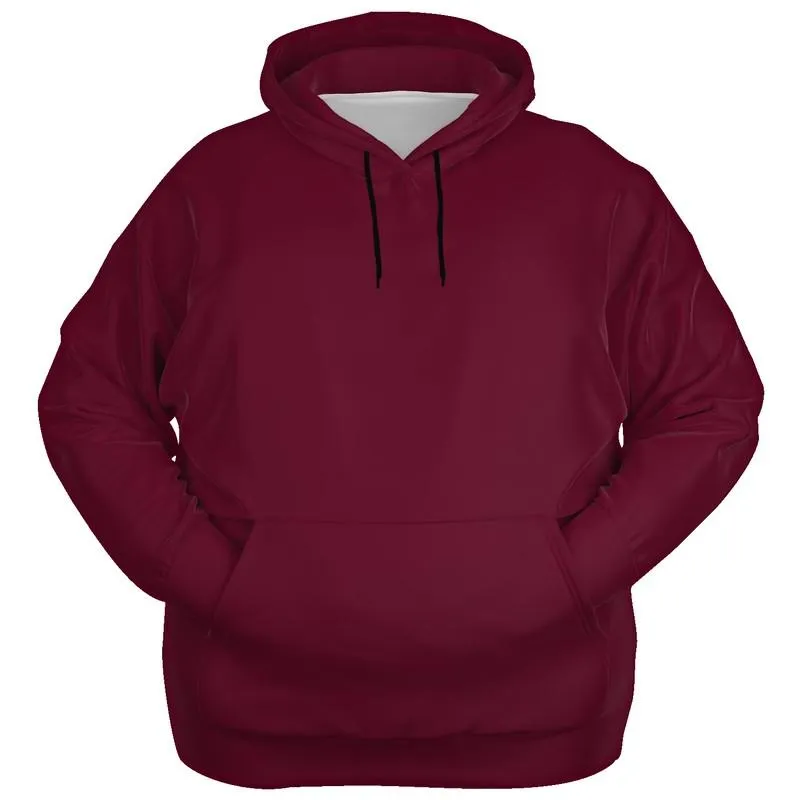 Dark Pink Hoodie | Unisex | with PLUS sizes | C0M100Y25K80