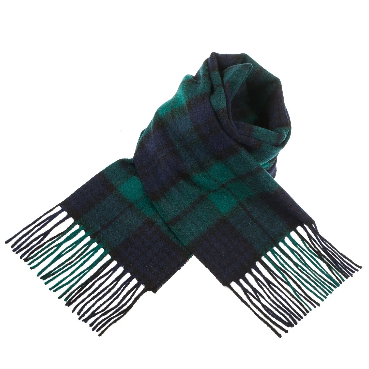 Edinburgh 100% Lambswool Scarf  Black Watch
