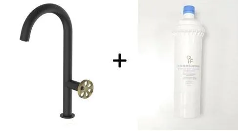 Forte Matte Black Mix & Match, kitchen mixer tap