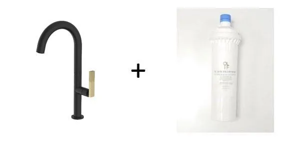 Forte Matte Black Mix & Match, kitchen mixer tap