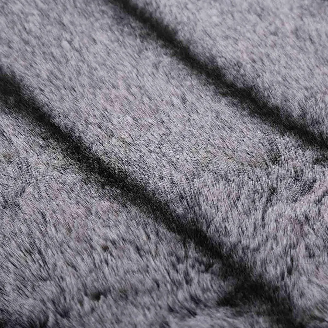 Grey Throw For Living Room | Soft Sofa Throws