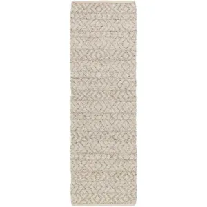 Ingrid Ivory/Light Gray/Gray Runner Rug
