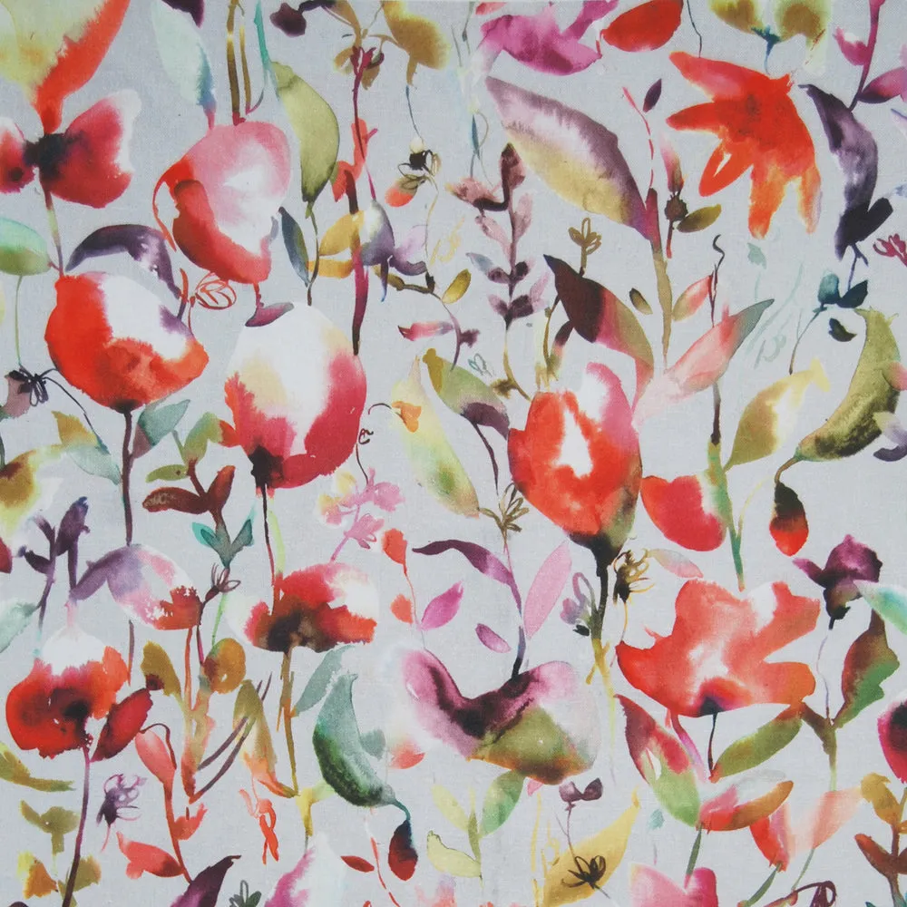 Jayin Printed Fabric (By The Metre) Silver