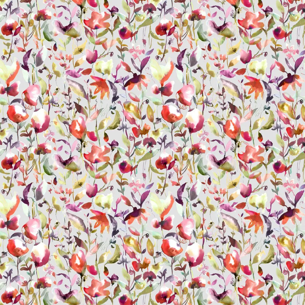 Jayin Printed Fabric (By The Metre) Silver