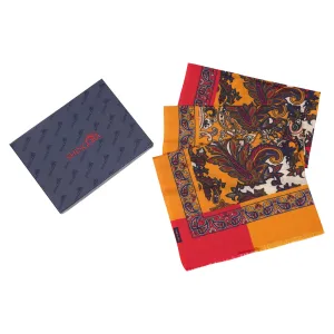 Kalamkari Printed Wool Silk Stole