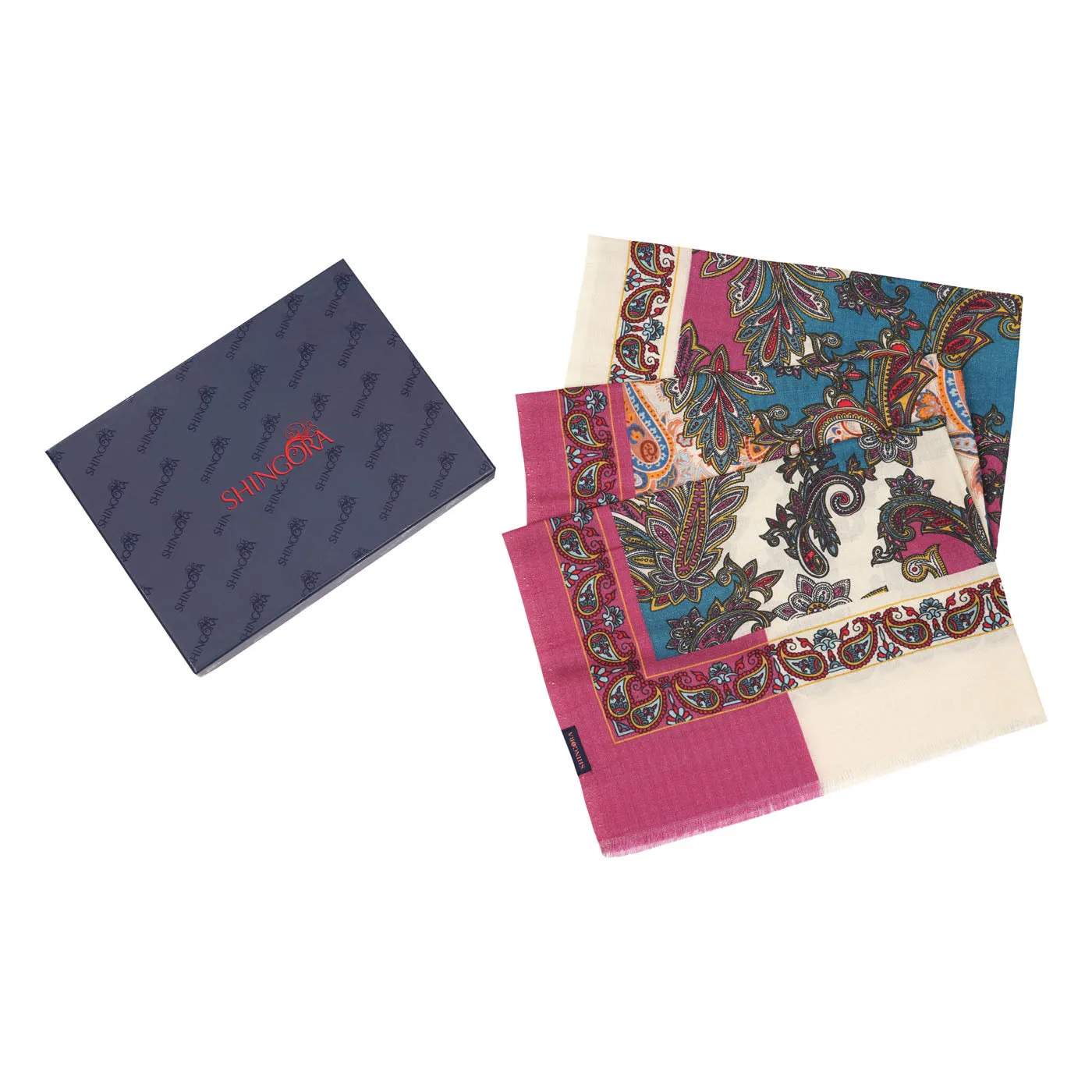 Kalamkari Printed Wool Silk Stole