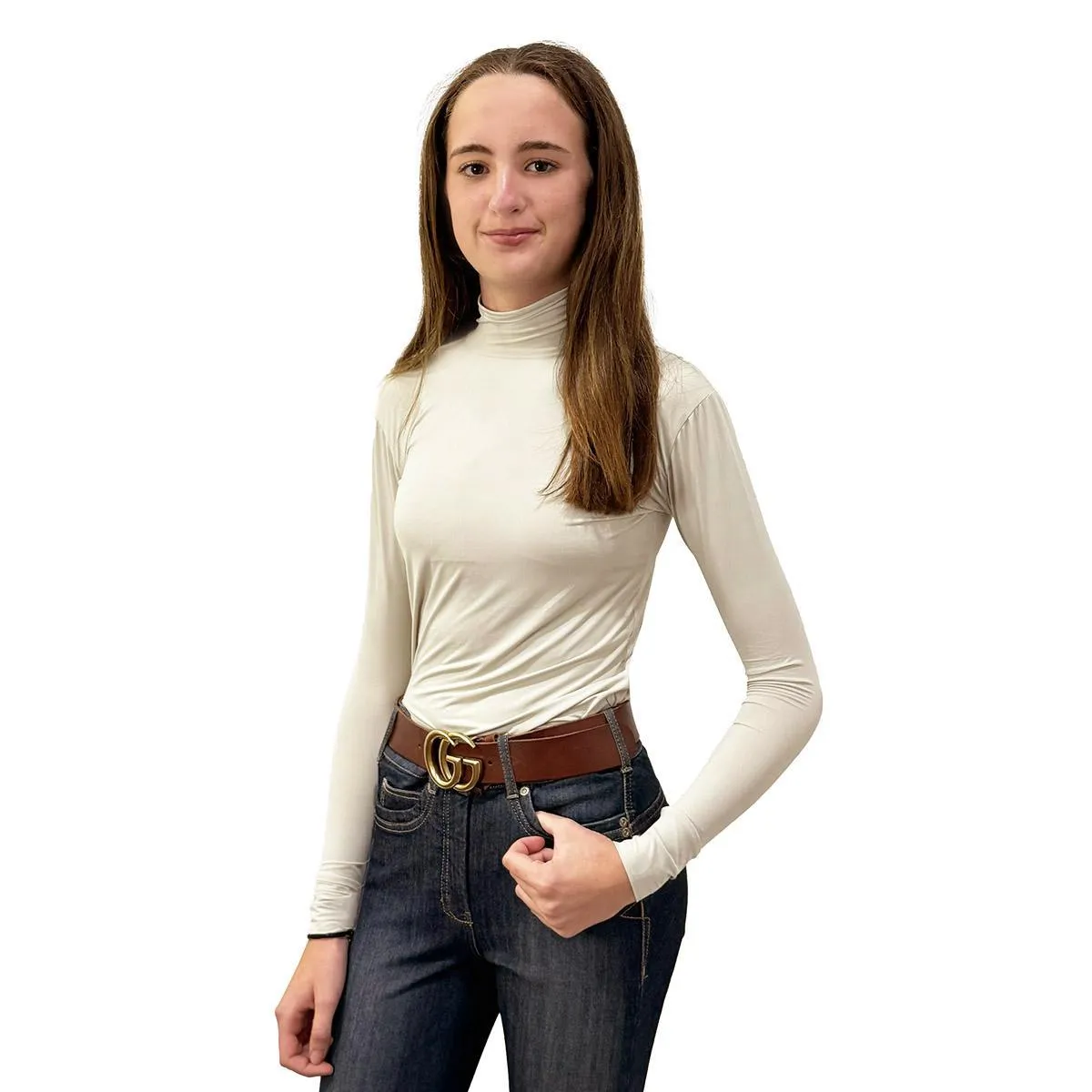 Kismet Alexa Solid Turtleneck Schooling Shirt