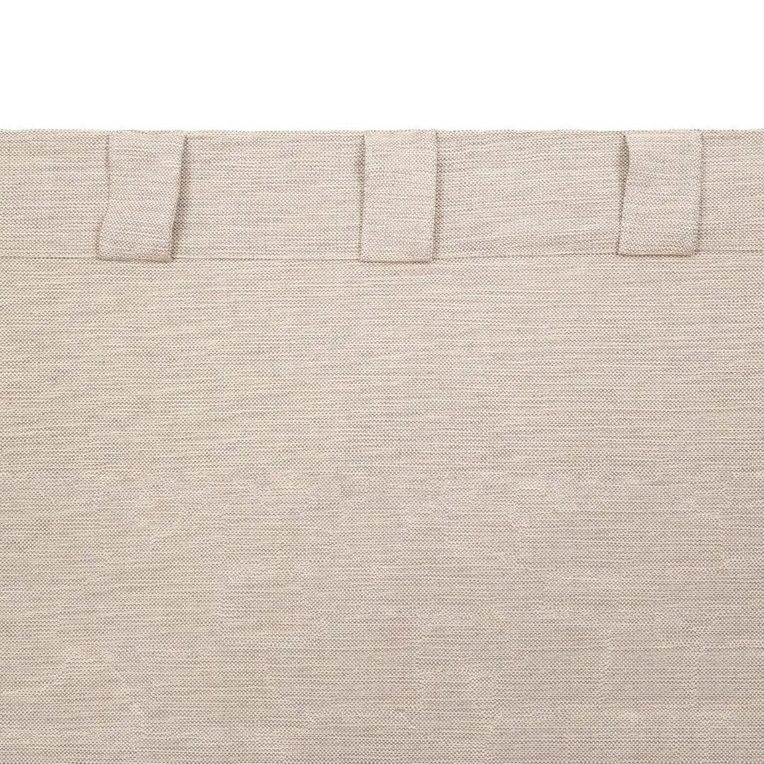 Luxury Curtain For Living Room & Bedroom Cotton Beige Color