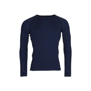 Mens Merino Wool Crew Neck - Navy