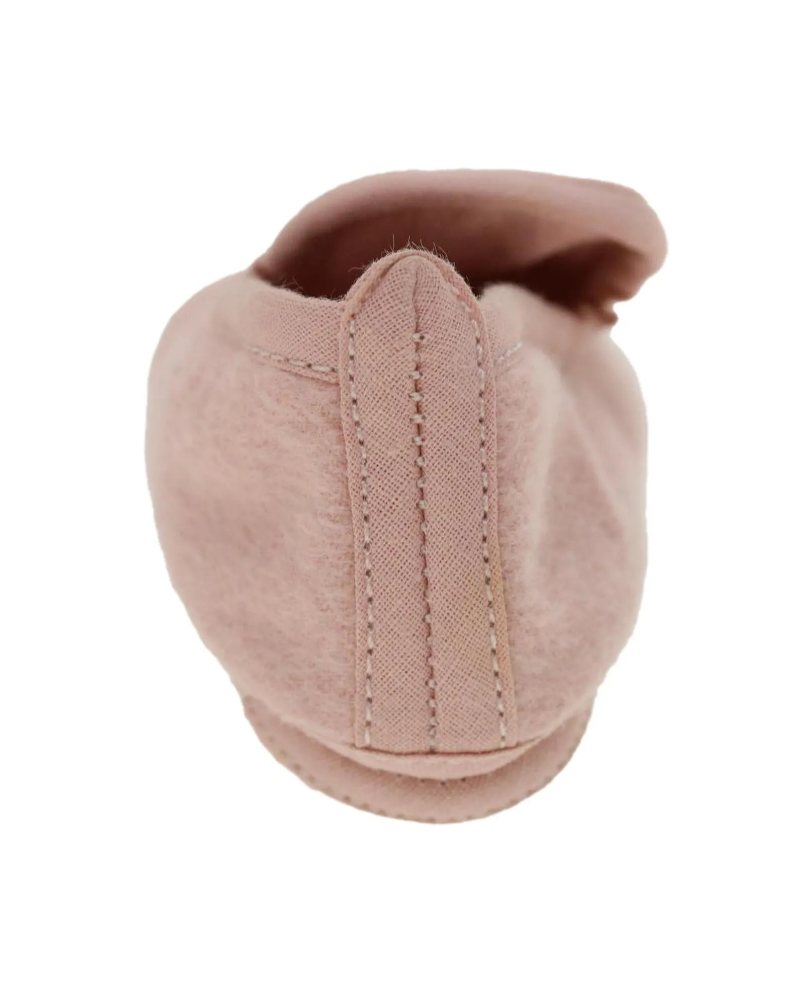 Pink Wool Baby Shoes by Hermes
