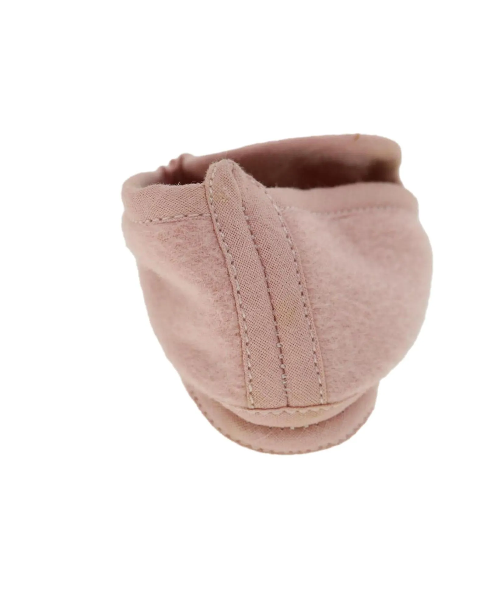 Pink Wool Baby Shoes by Hermes