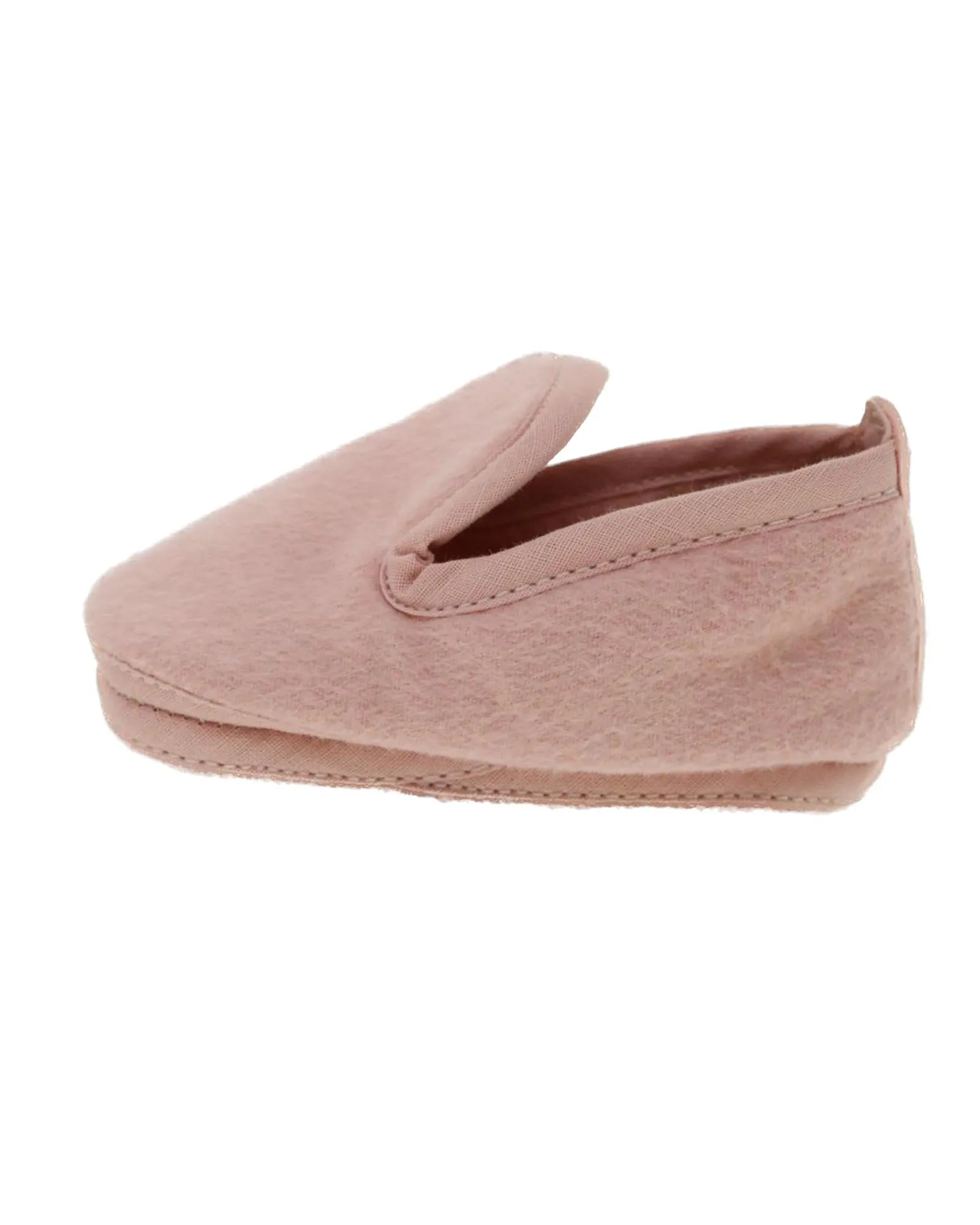 Pink Wool Baby Shoes by Hermes
