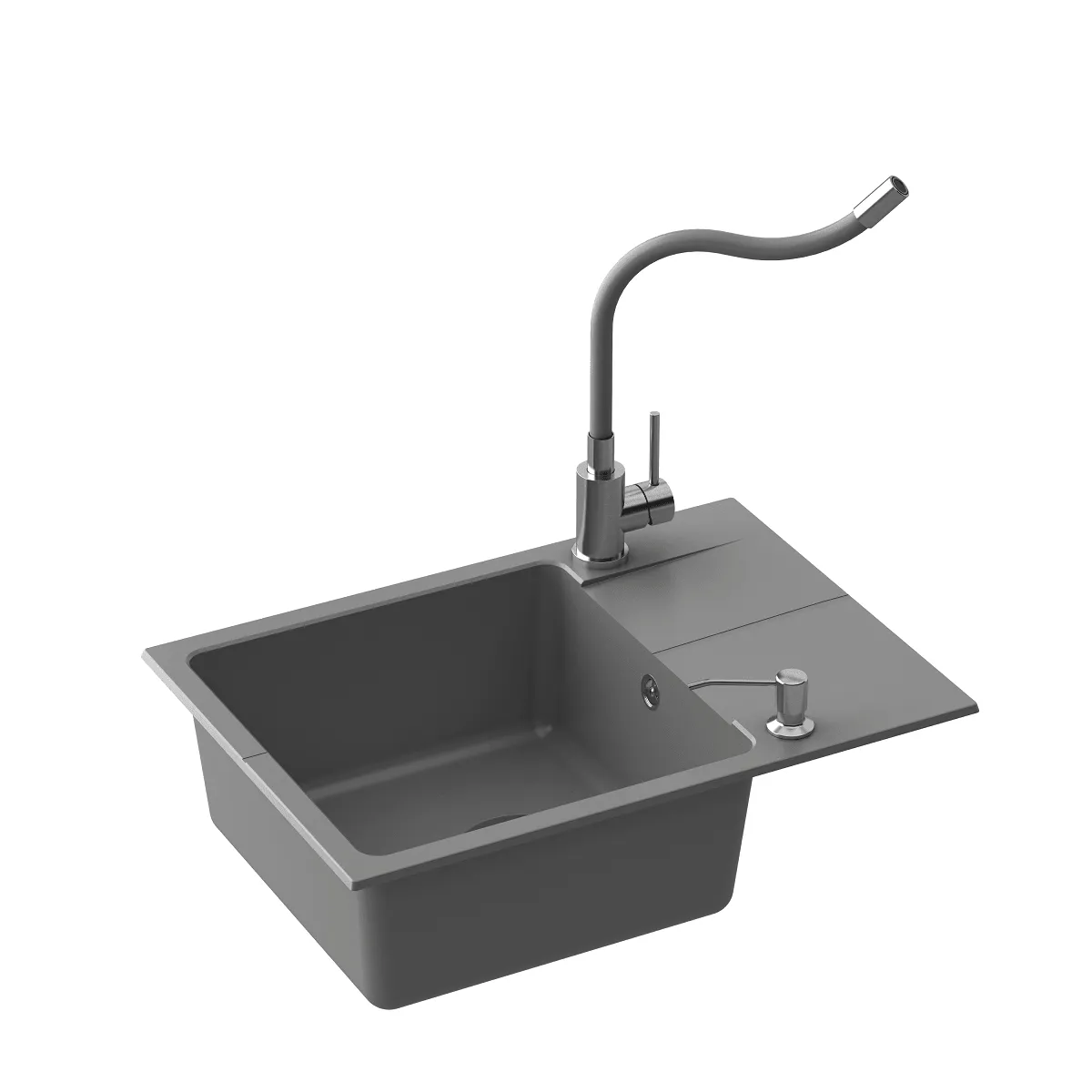 Quadron Maggie Stretch Mix&match kitchen tap, Black and Gold
