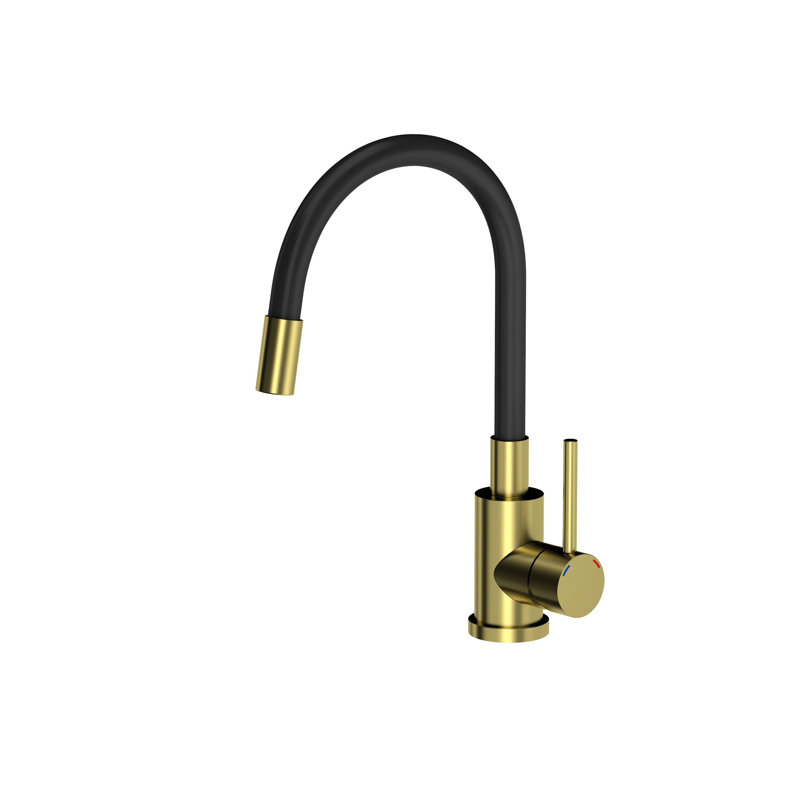 Quadron Maggie Stretch Mix&match kitchen tap, Black and Gold