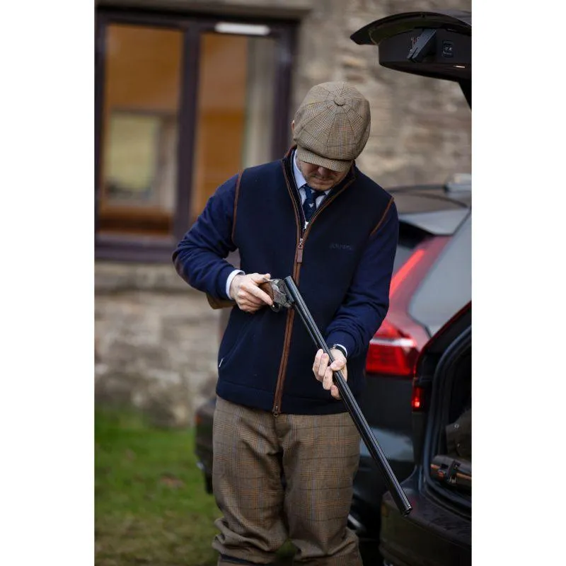 Schoffel Lambswool 1/4 Zip Neck Mens Jumper - Indigo