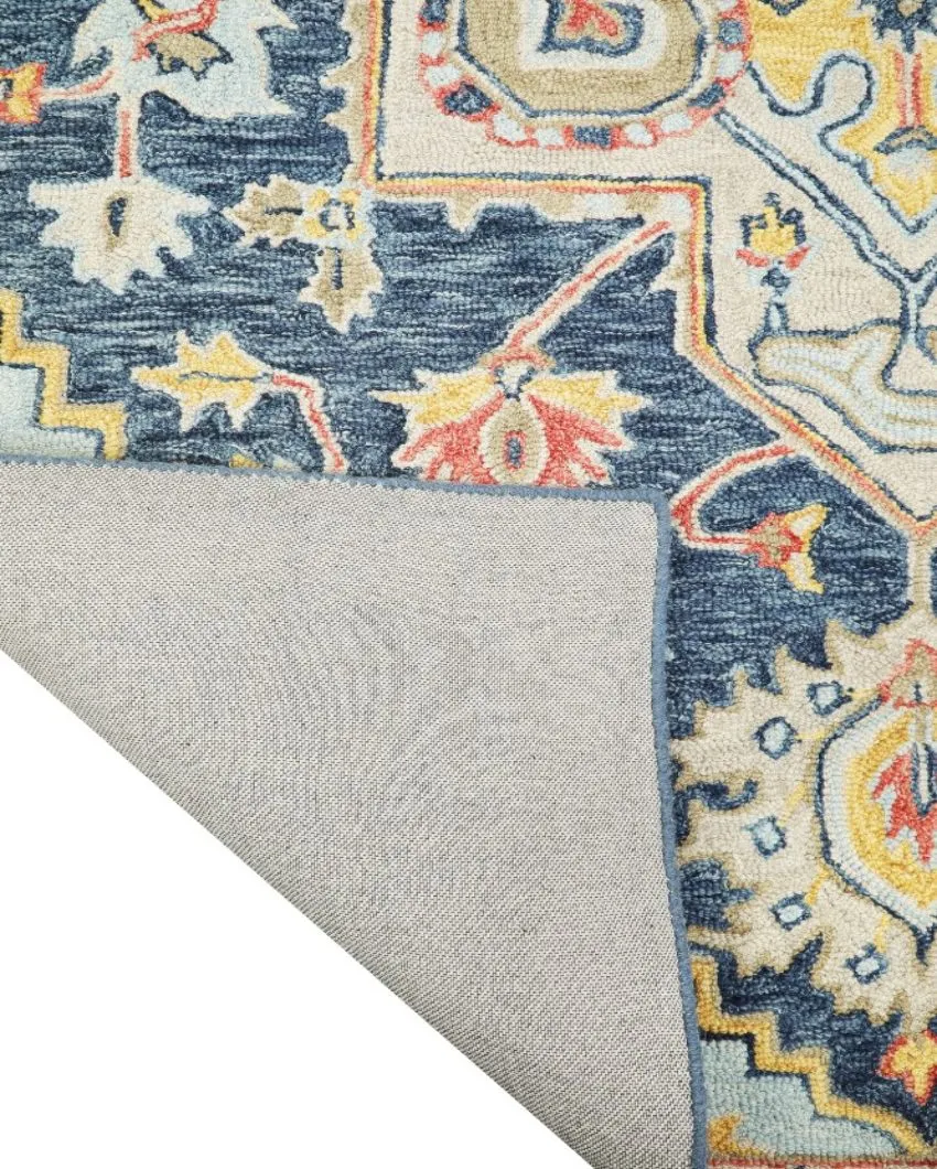 Traditional Hand Tufted Wool Carpet Timeless Elegance | 5 x 8 Feet