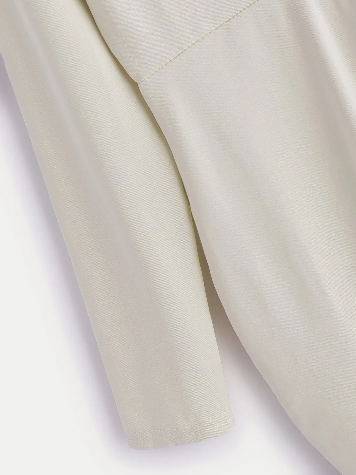 Wholesale Beige Deep V Neck Long Sleeve Plain Backless Dresses